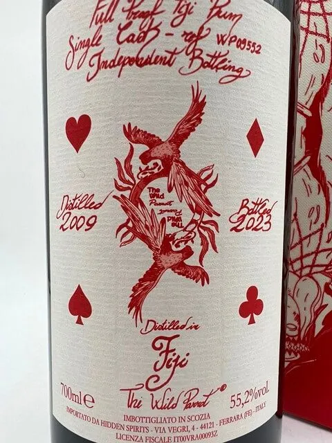 Fiji 2009 „Blackjack“ The Wild Parrot Rum – 55,2% – Bild 2