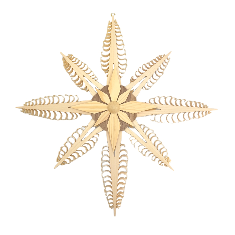 Fensterbild Stern, natur