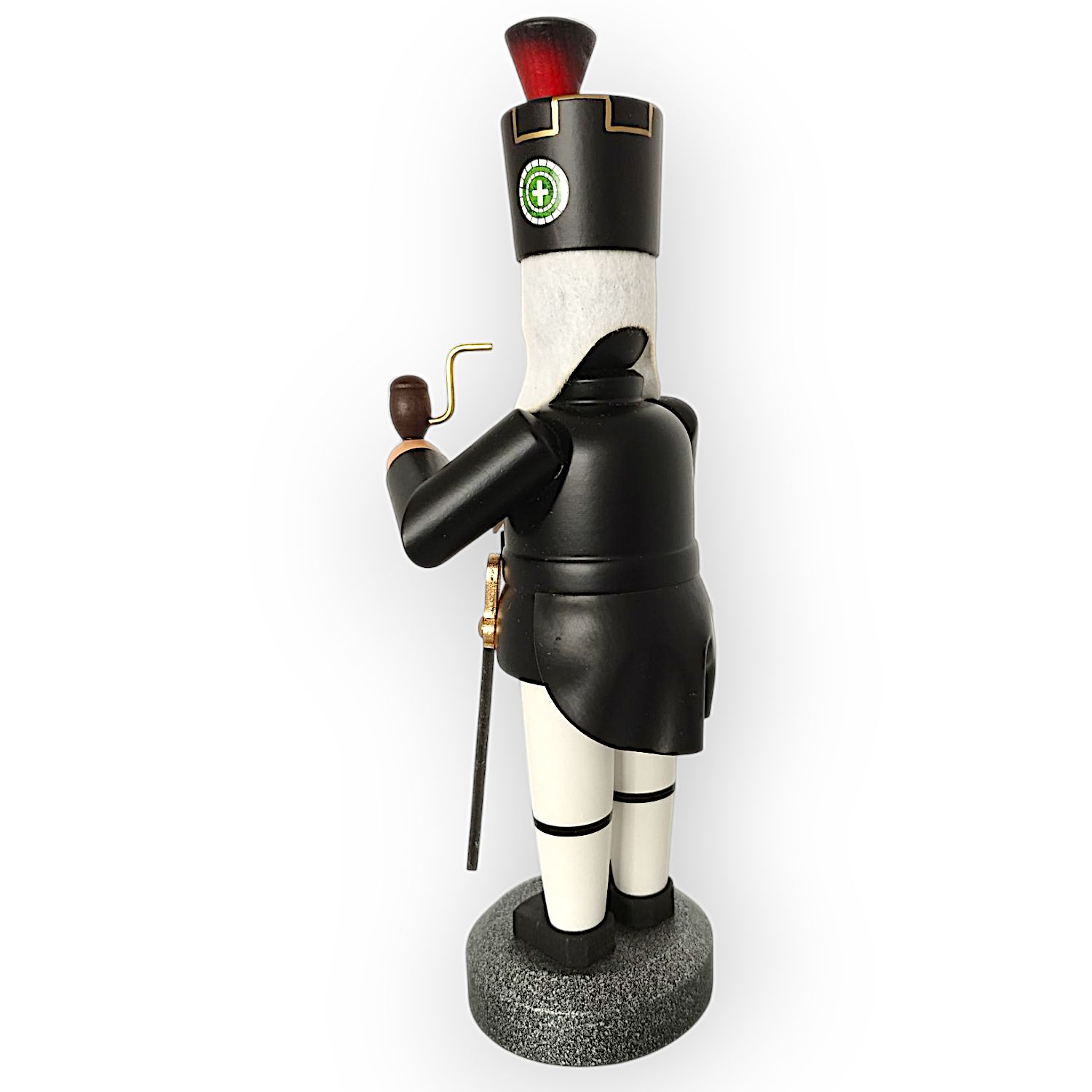 Räuchermann Bergmann mit Kerzenhalter – Bild 4