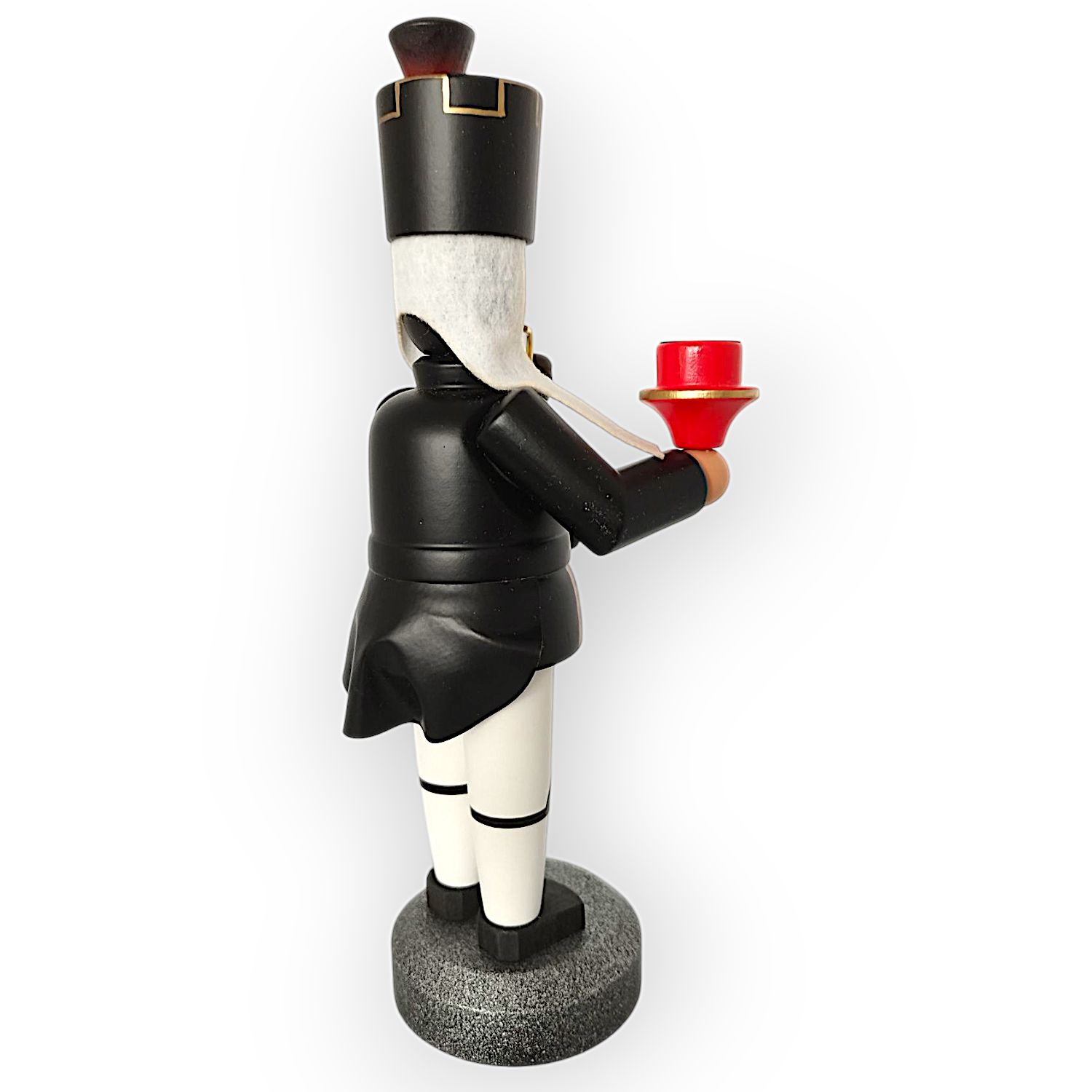 Räuchermann Bergmann mit Kerzenhalter – Bild 6