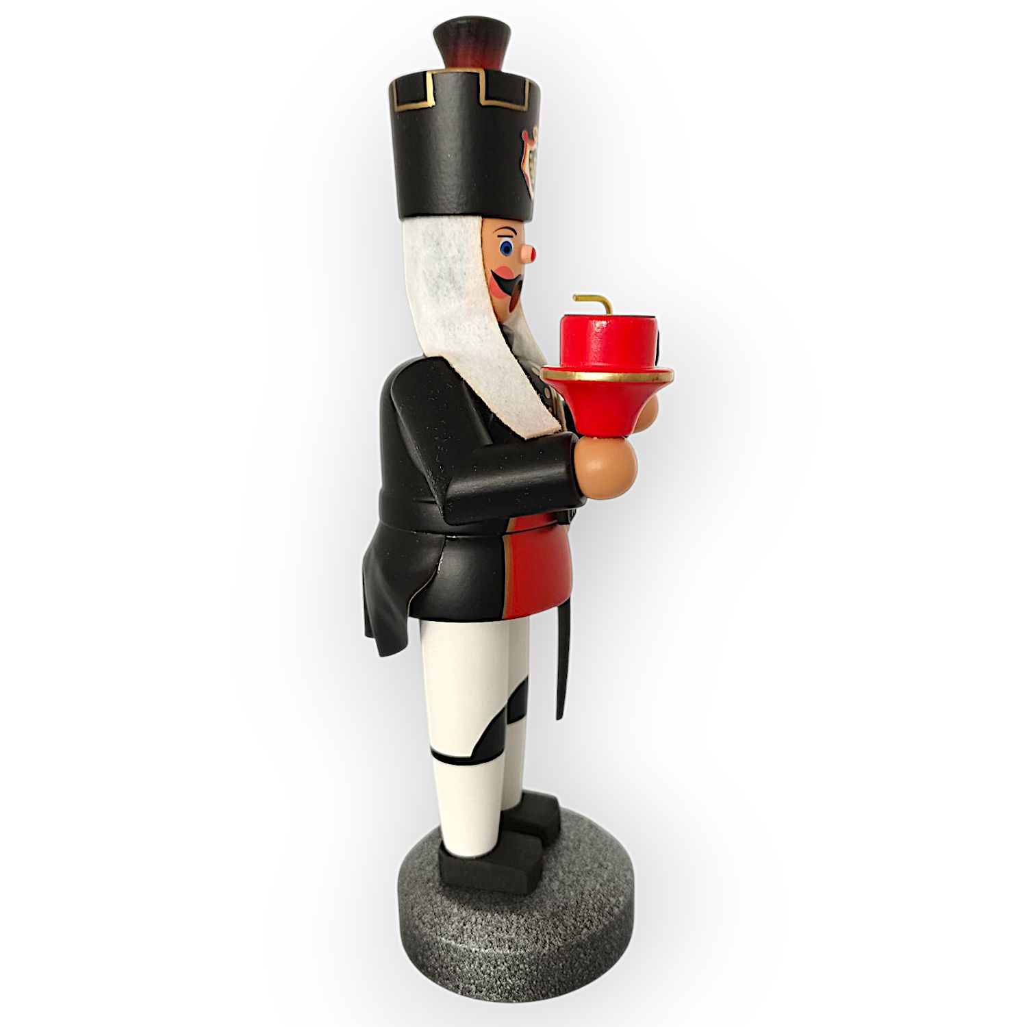 Räuchermann Bergmann mit Kerzenhalter – Bild 7