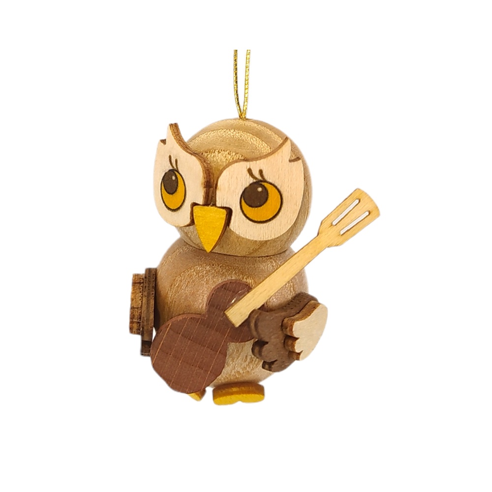 Behang Eulenkind mit Gitarre