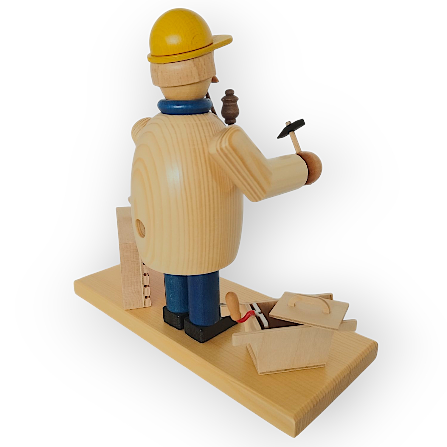 Räuchermann Maurer, natur – Bild 5