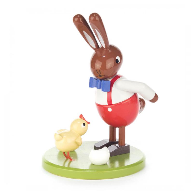 Hase mit Küken, groß