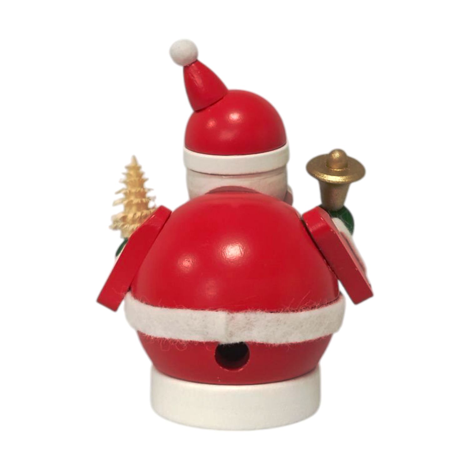 Minikugelräuchermann Weihnachtsmann, sitzend – Bild 5