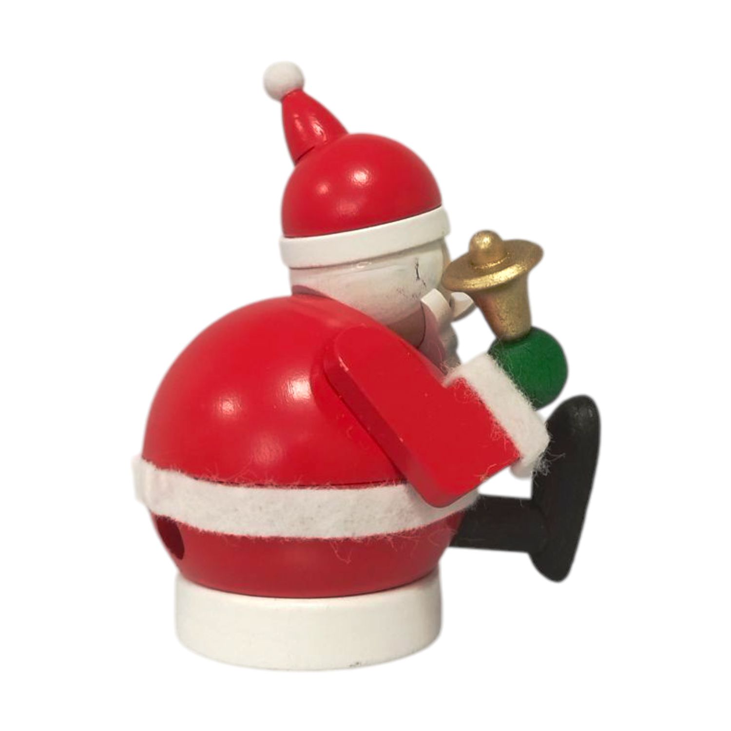 Minikugelräuchermann Weihnachtsmann, sitzend – Bild 6