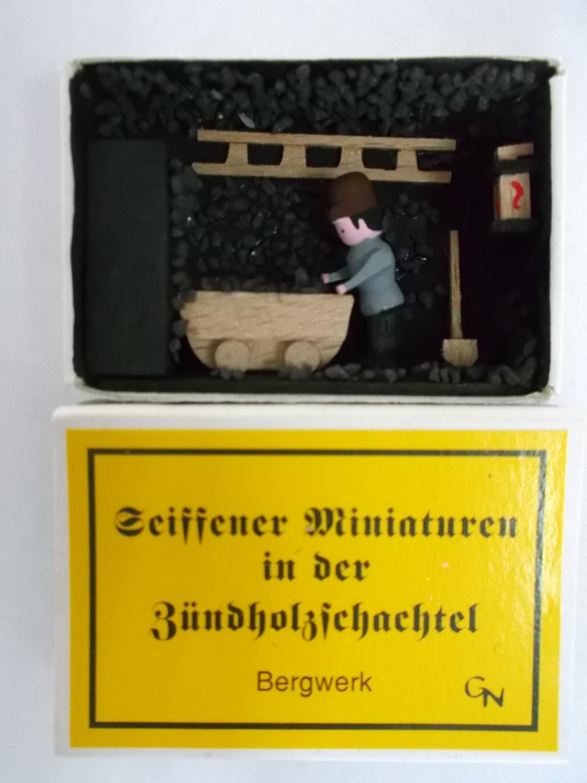 Zündholzschachtel – Bergwerk