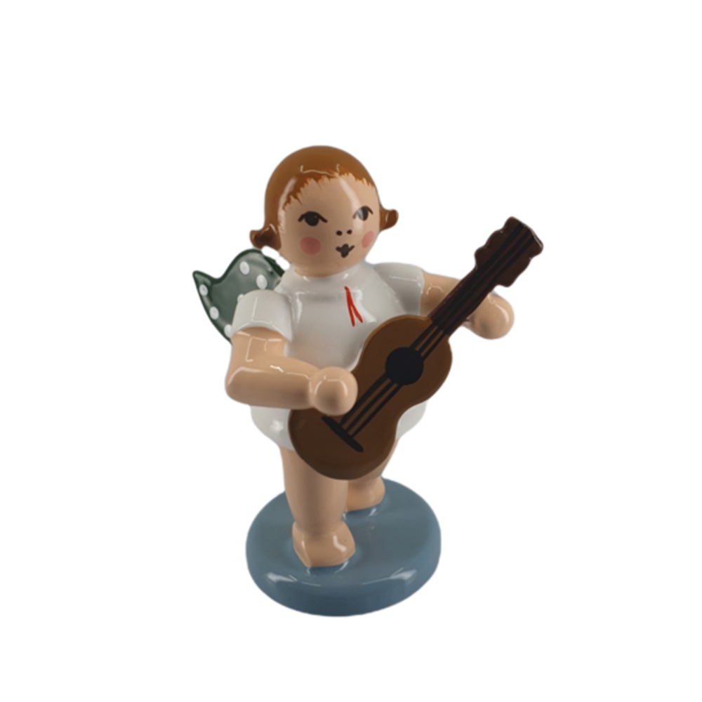 Engel mit Gitarre, ohne Krone