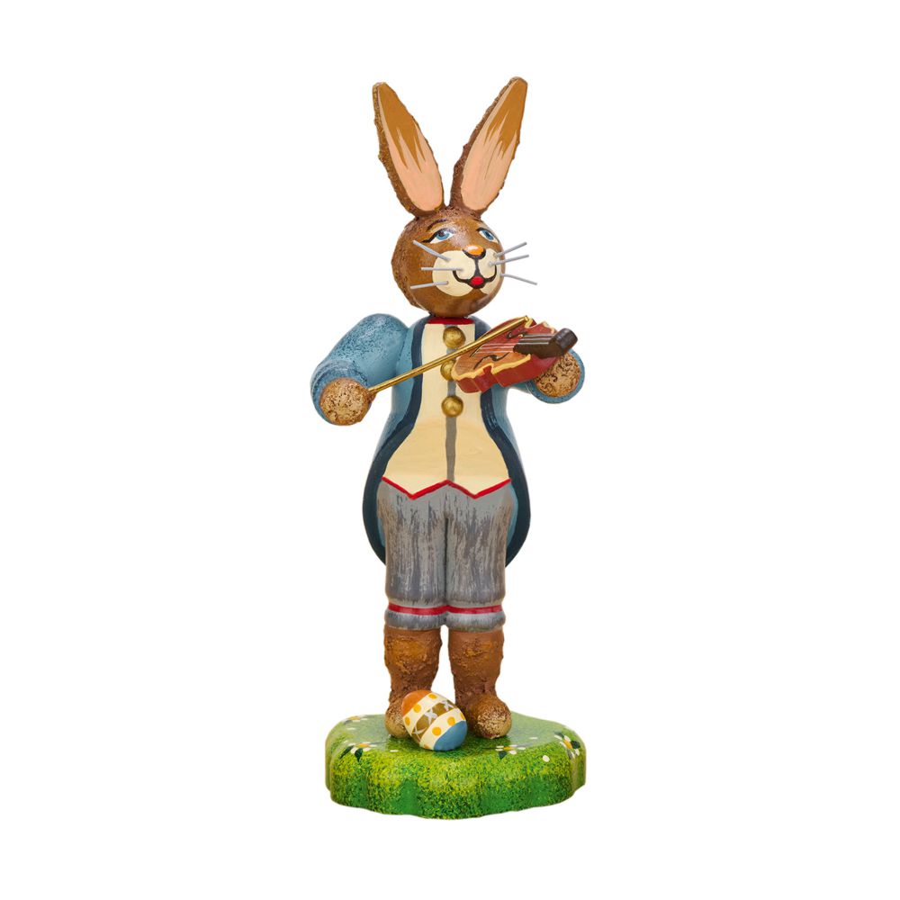 Hubrig Sammelfiguren – Hasenmusikant Junge mit Geige