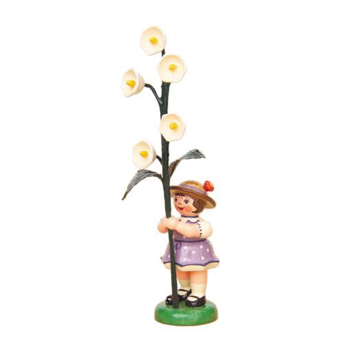 Blumenkind Mädchen mit Maiglöckchen