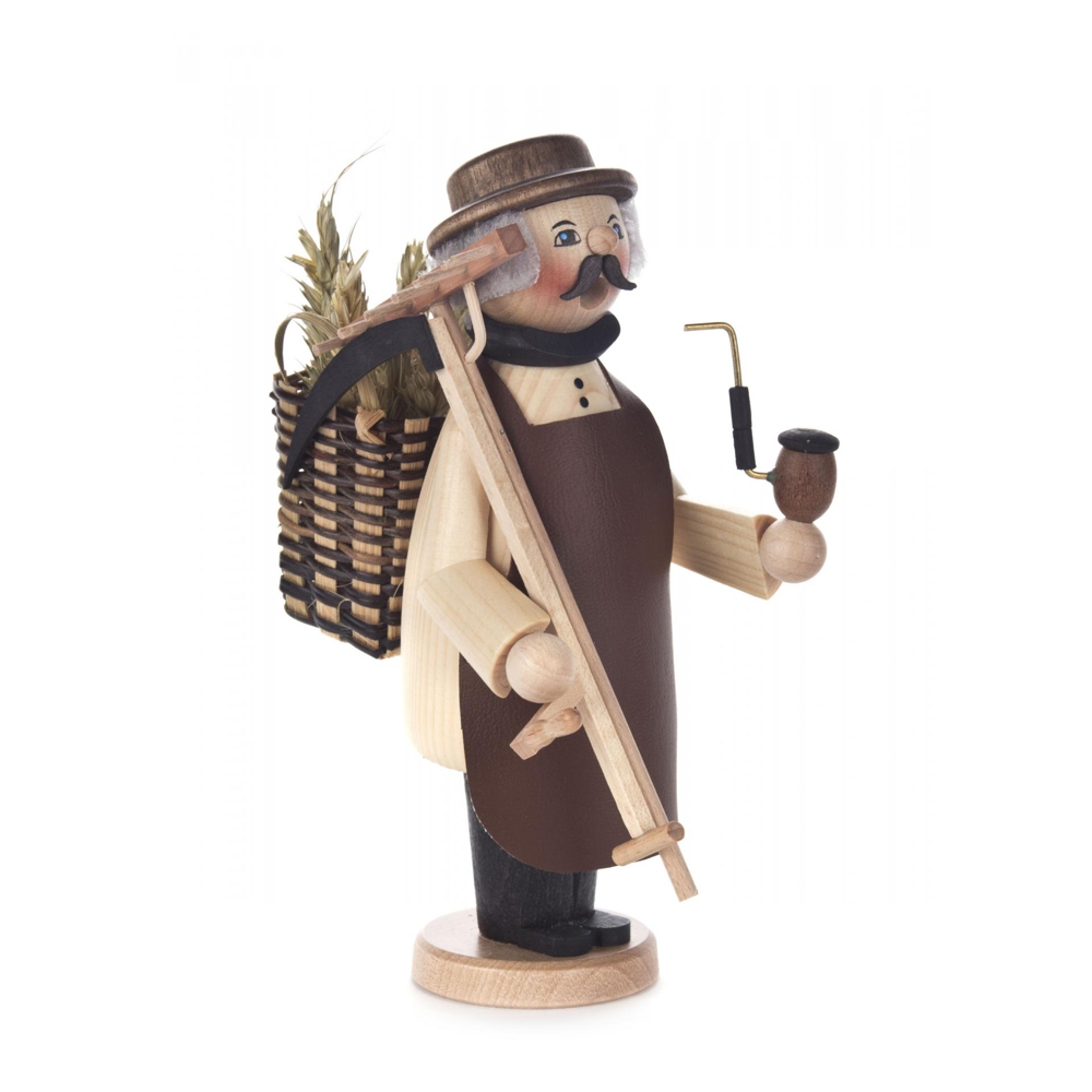 Räuchermann Bauer, natur