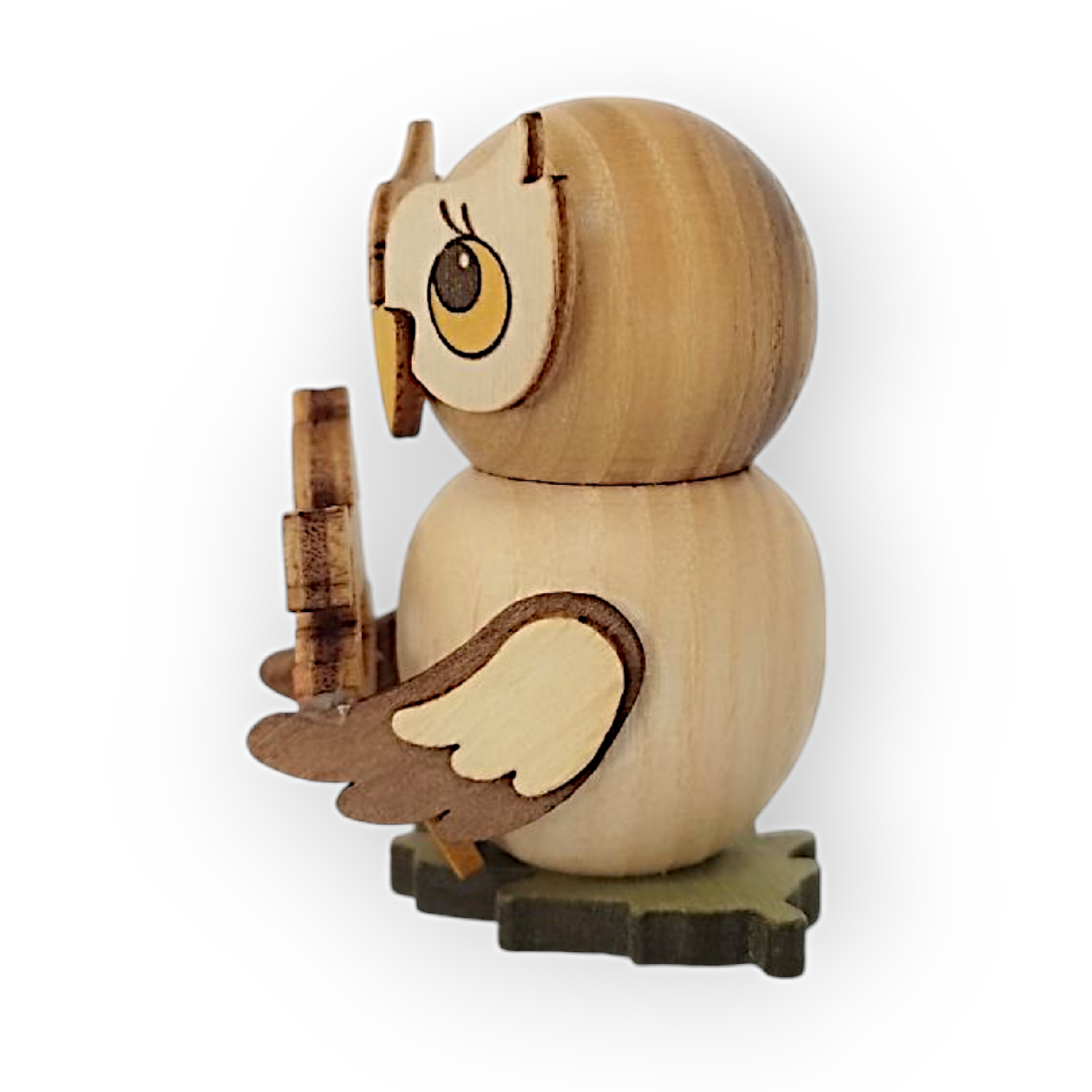 Eulenkind mit Schaukelpferd – Bild 3