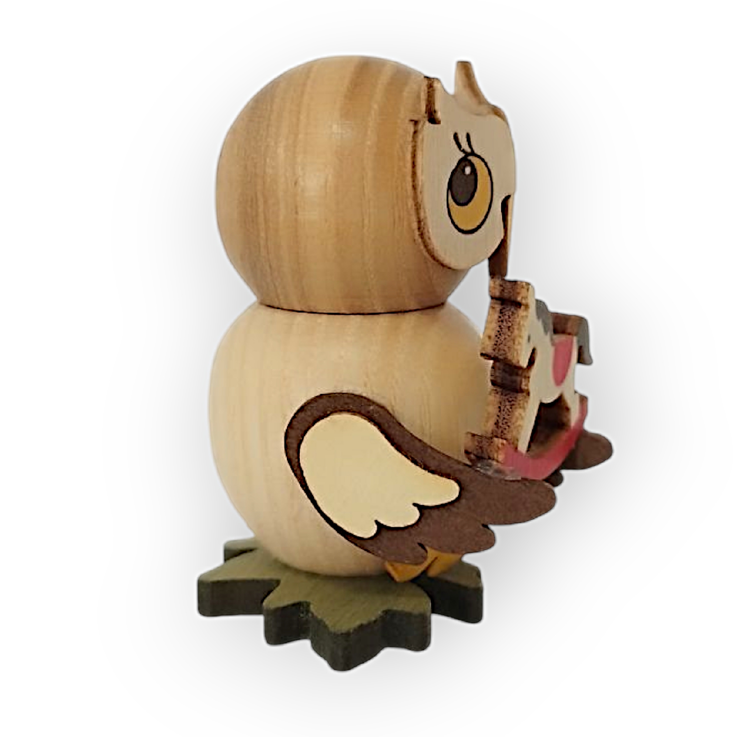 Eulenkind mit Schaukelpferd – Bild 5