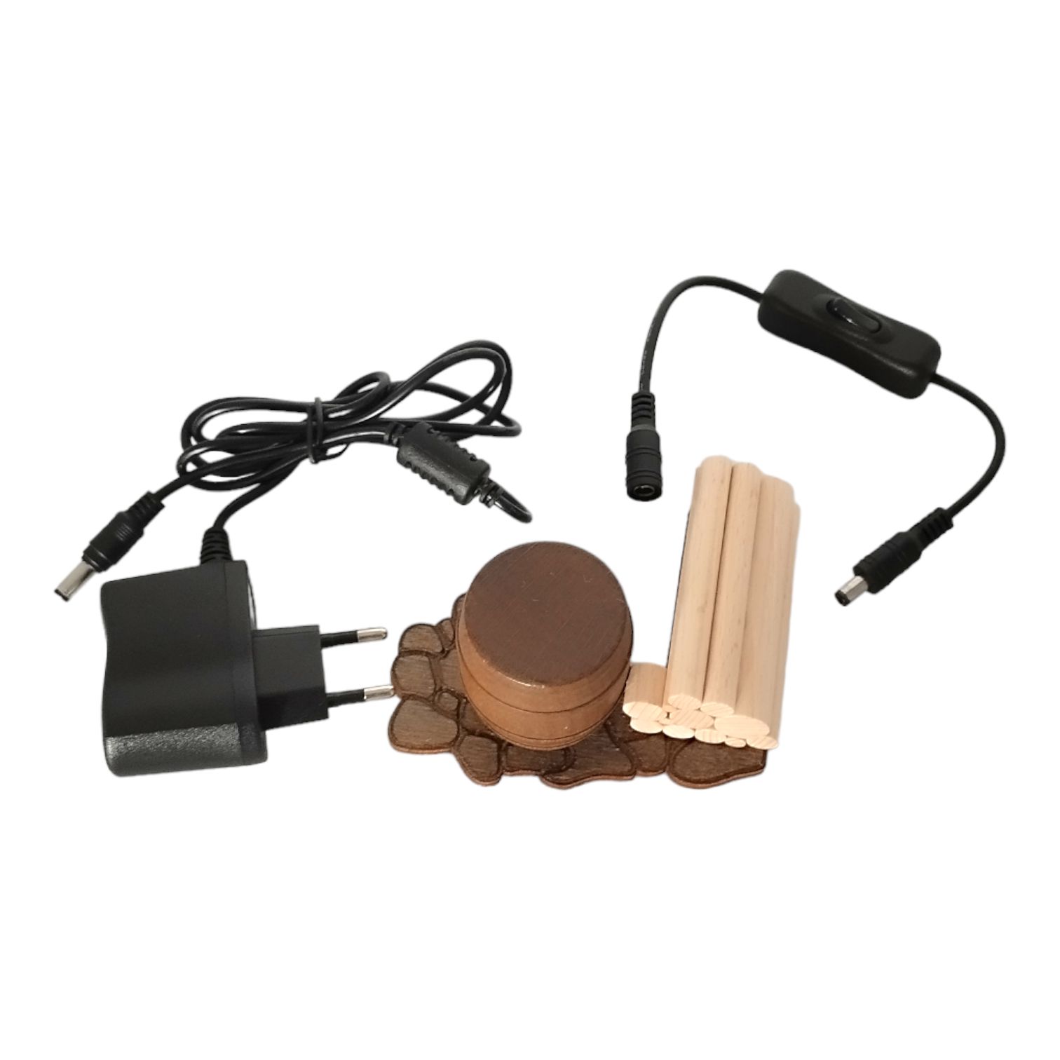 Beleuchtungsset zu Räucherhaus Almhütte – Bild 4