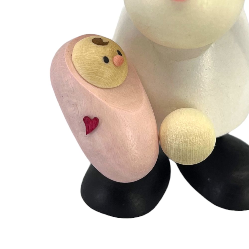 Figur mit Herz, Lotte mit Baby Mädchen – Bild 5