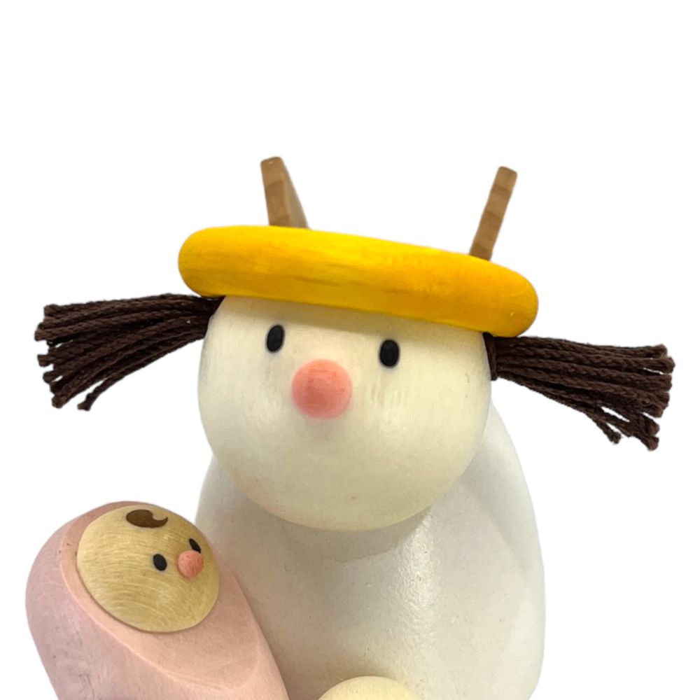 Figur mit Herz, Lotte mit Baby Mädchen – Bild 6