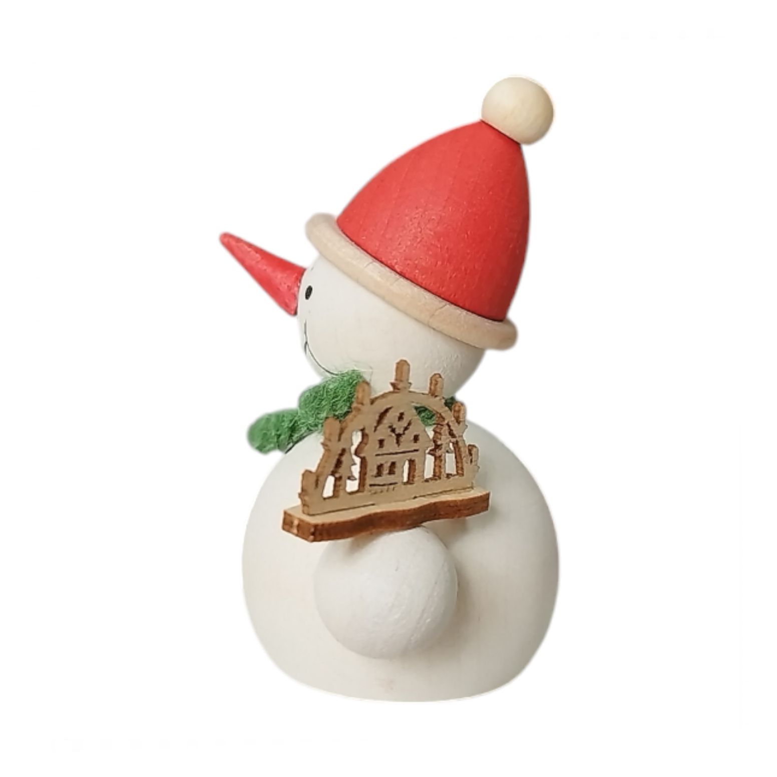 Schneemann mit Lichterbogen – Bild 2