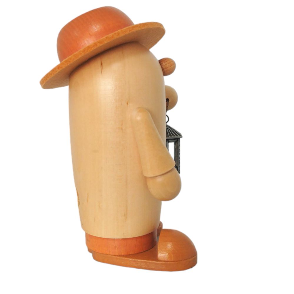 Räuchermann Rudi mit Laterne, braun – Bild 5