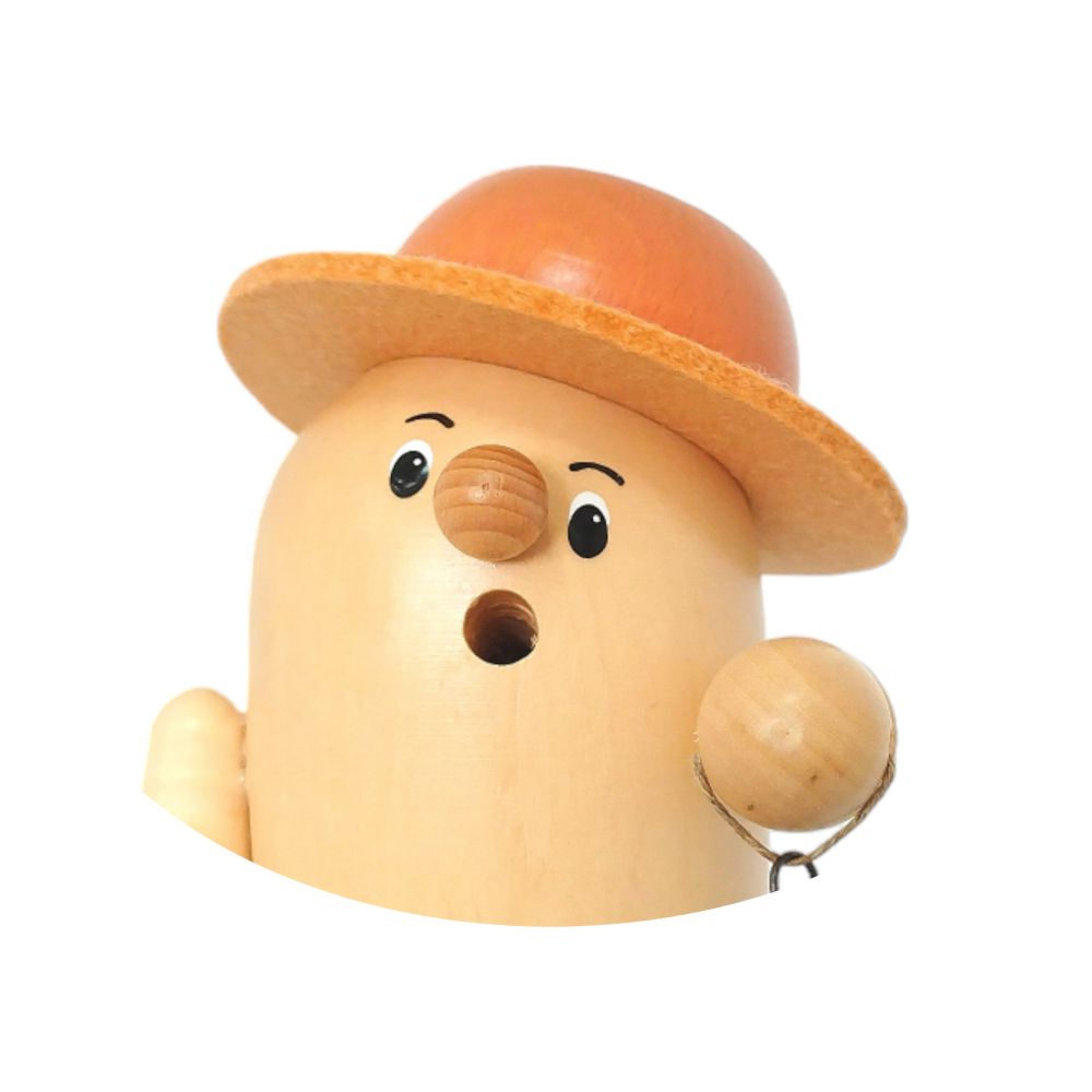 Räuchermann Rudi mit Laterne, braun – Bild 9