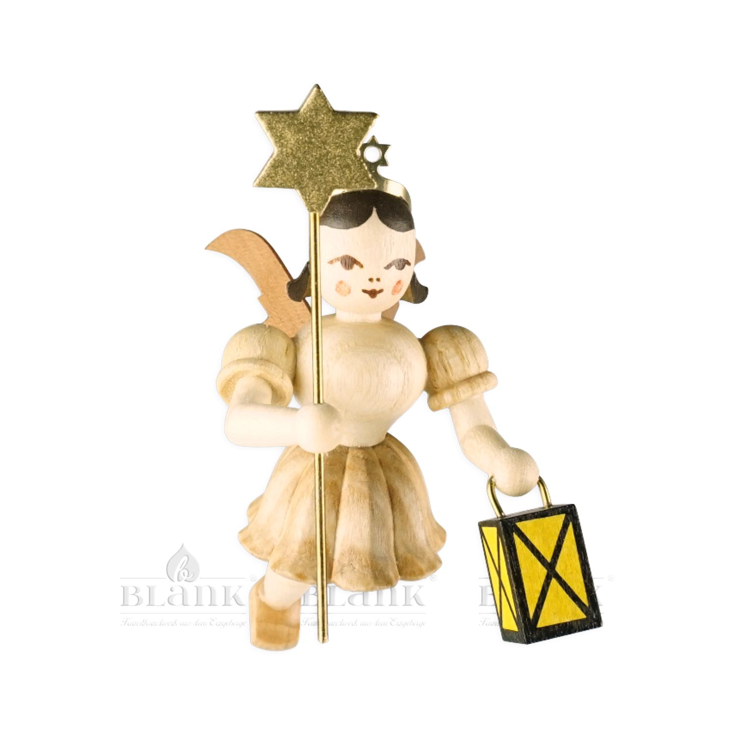 Blank Schwebeengel mit Laterne und Stern – Bild 2
