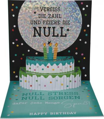 Pop-up-Musikkarte “Runder Geburtstag” mit Licht-Effekt – Bild 2