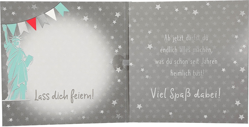 Musikkarte 18. Geburtstag / Freiheit – Bild 2