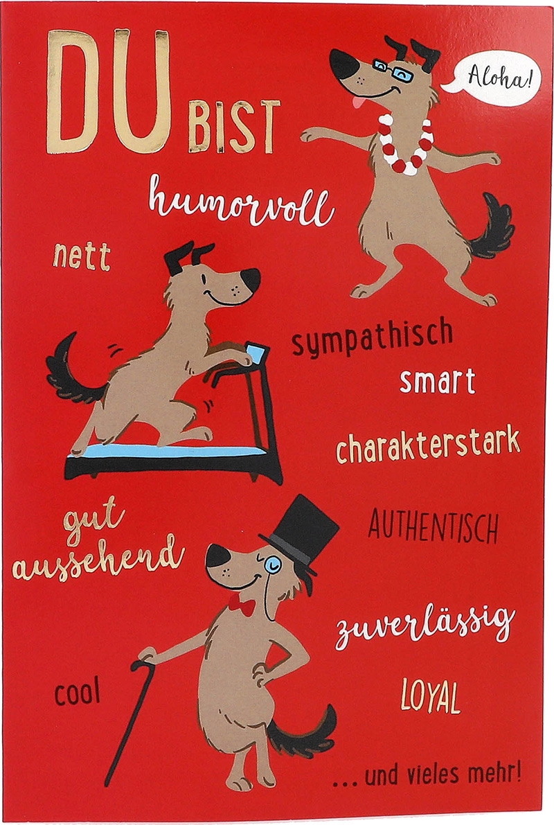 Jump Outs Musikkarte “Du bist super”