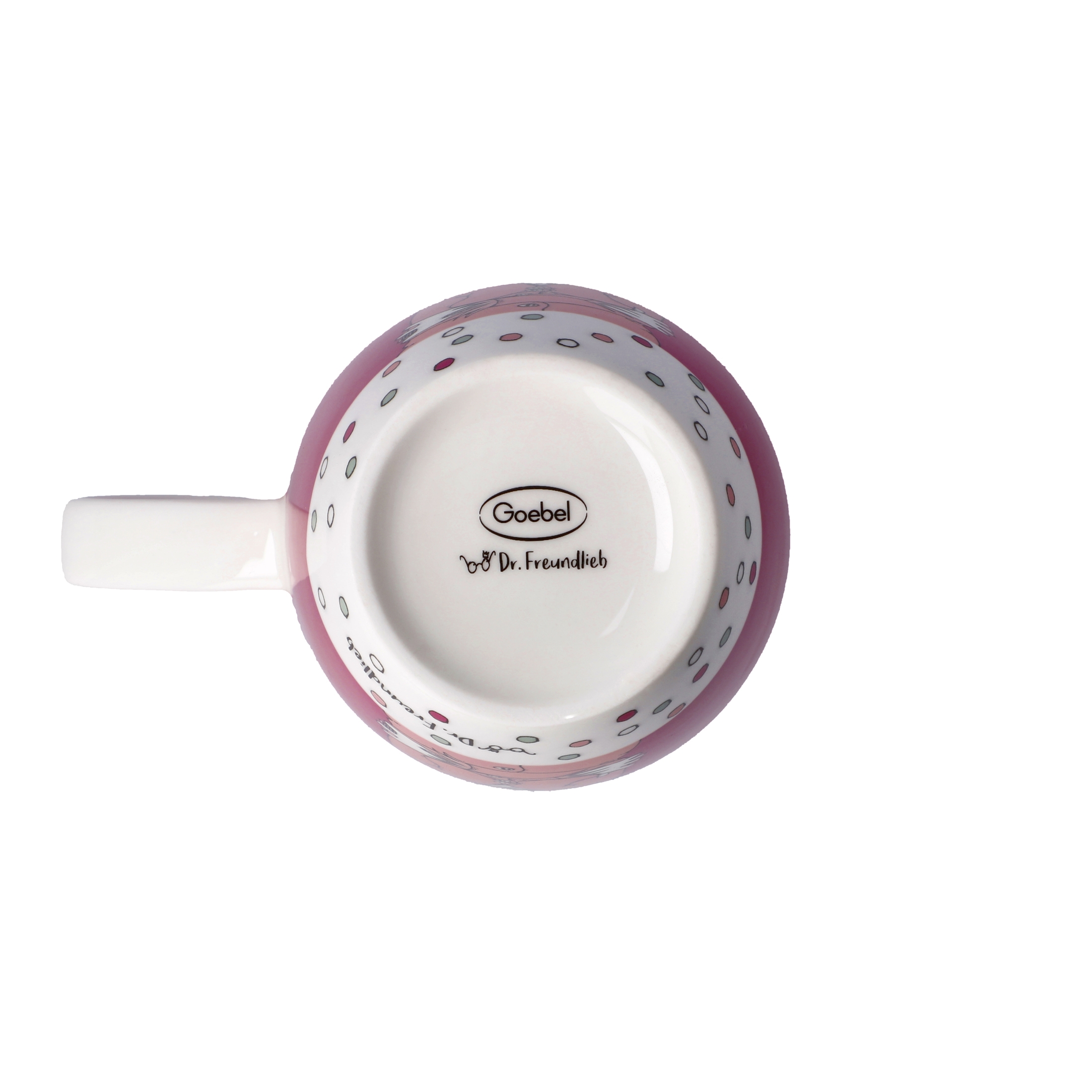 GOEBEL – Teetasse mit Deckel und Sieb – Barbara Freundlieb – “Ich muss gar nix!” – Bild 7