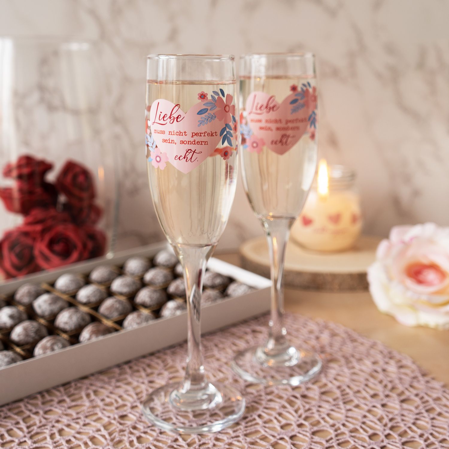 Sheepworld Sektgläser “Liebe muss nicht perfekt sein,…” – Bild 5