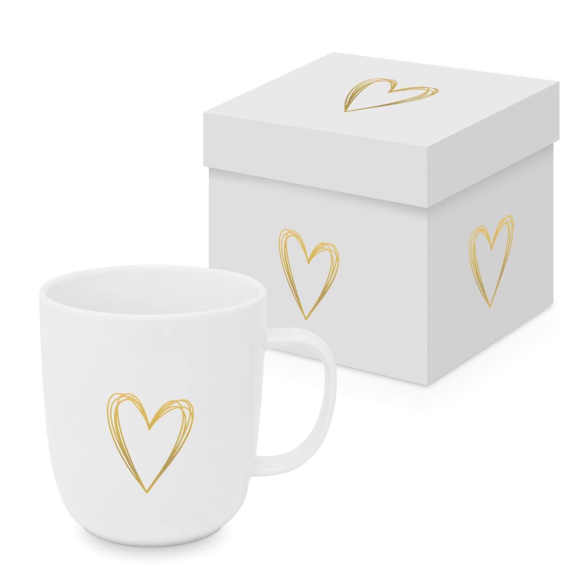 ppd Tasse “Pure Heart Gold” im Geschenkbox