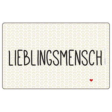 ppd Frühstücksbrettchen “Lieblingsmensch”