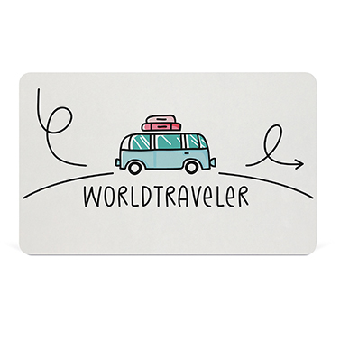 ppd Frühstücksbrettchen “Worldtraveler”