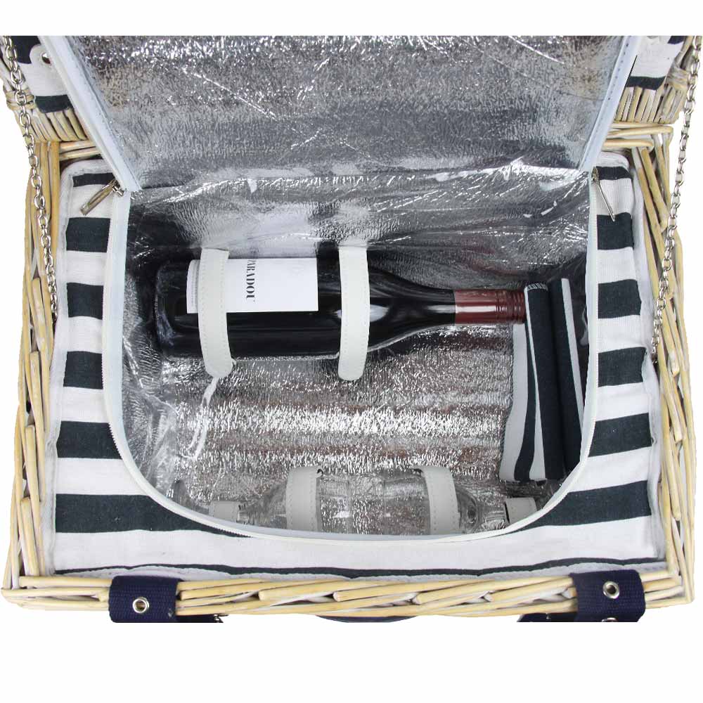 Picknickkorb “Marine” für 2/4/6 Personen – Bild 3