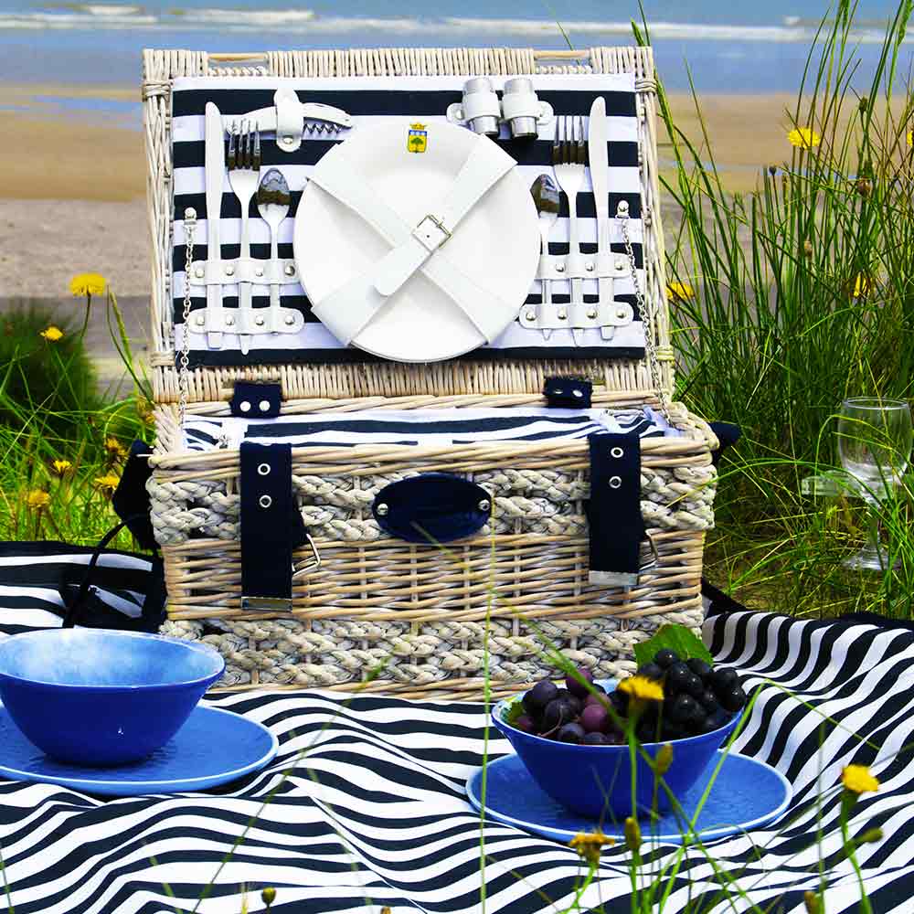 Picknickkorb “Marine” für 2/4/6 Personen – Bild 7