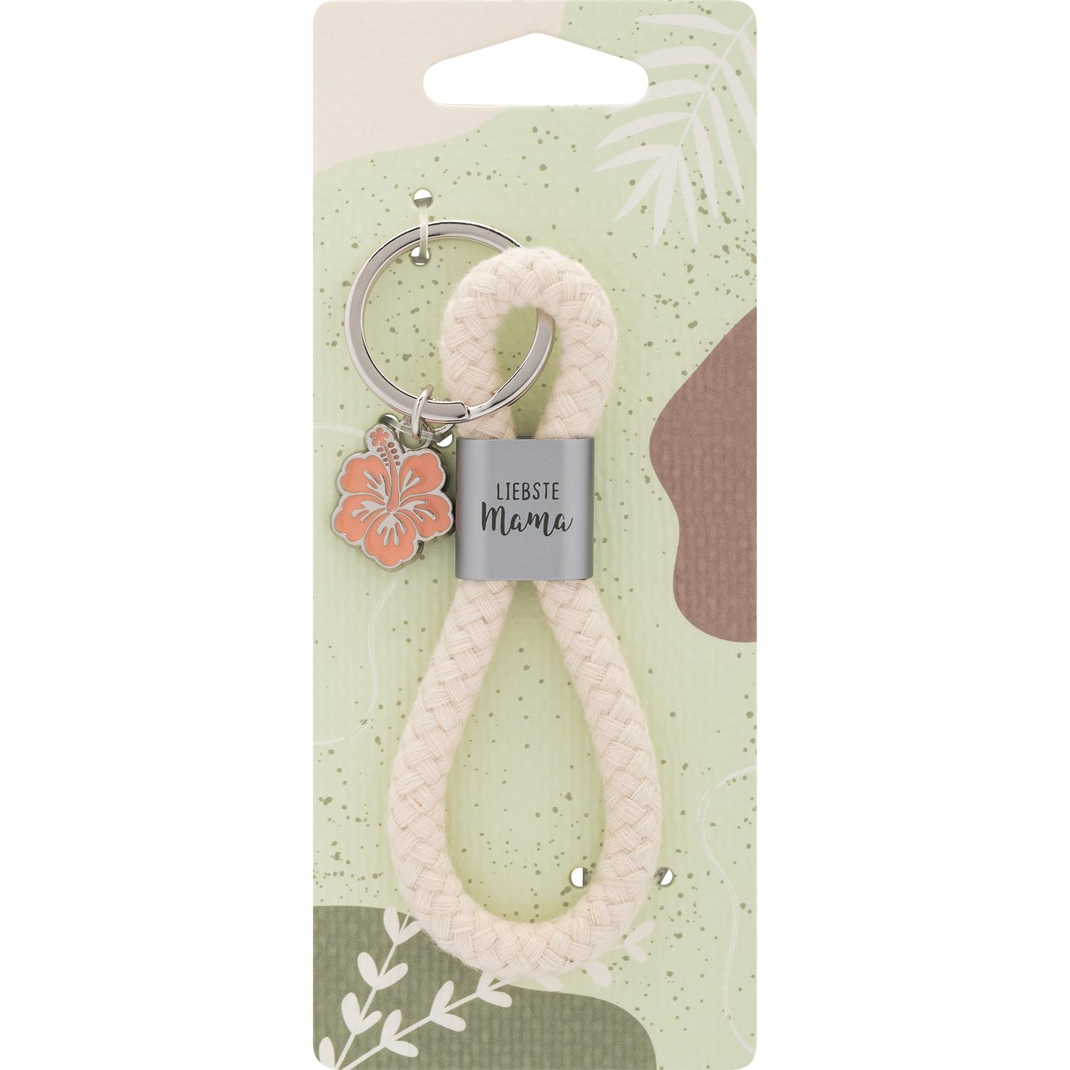 Sheepworld Schlüsselanhänger “Liebste Mama” mit Baumwollkordel – Bild 2