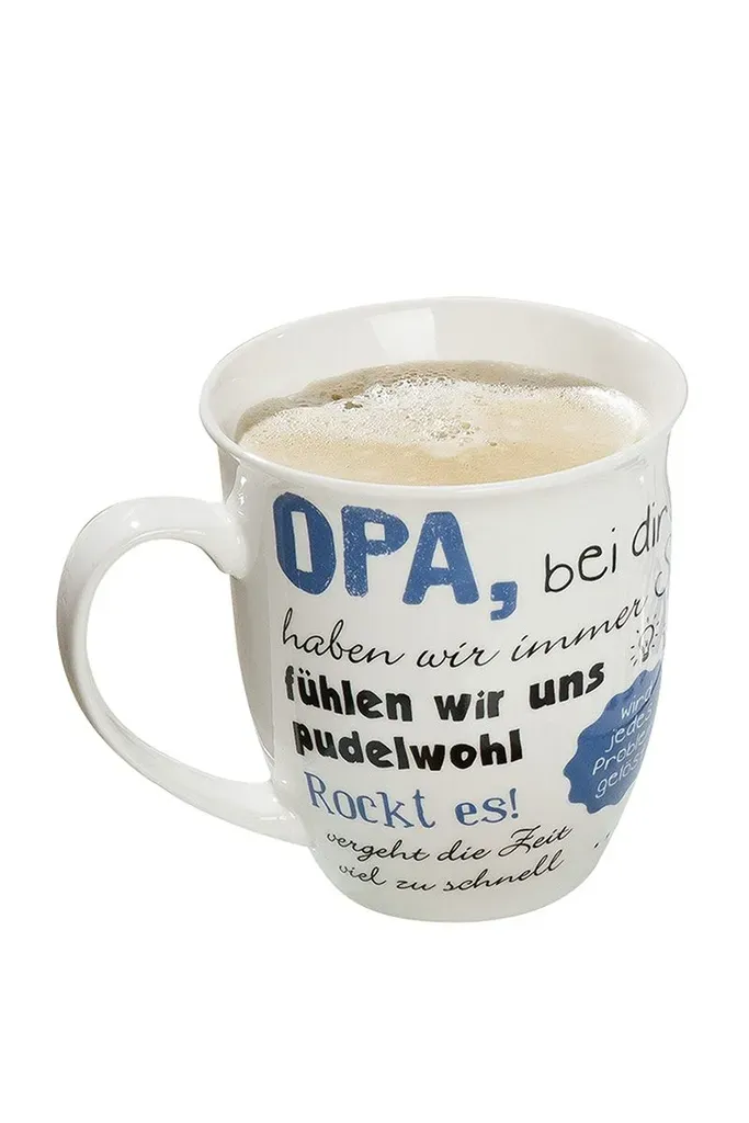 Jumbotasse “Opa, bei dir…”