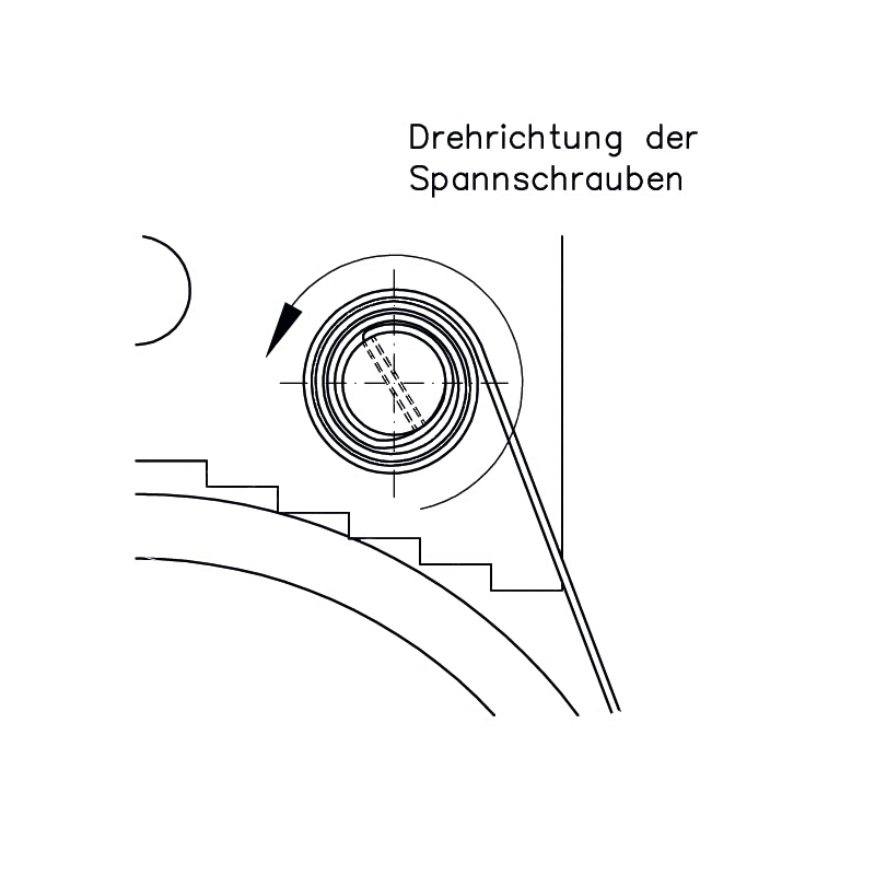 Bandschelle Maxlae mit Spannschrauben, Lochabstand 60-80 mm – Bild 9