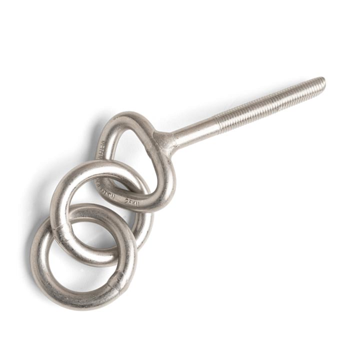 Klebehaken mit 2 Ringen freiliegend – Bild 2