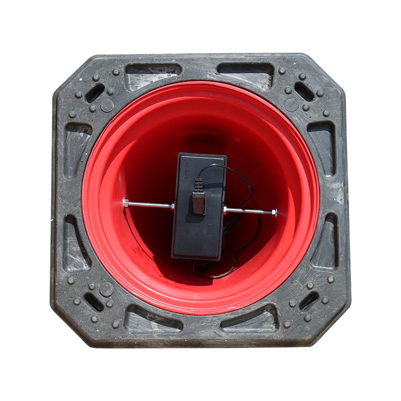 Blitz Leitkegel 4000 LED WEMAS, zweiseitig gelb, batteriebetrieben – Bild 5