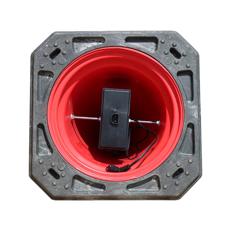 Blitz Leitkegel 4000 LED WEMAS, zweiseitig gelb, batteriebetrieben – Bild 6