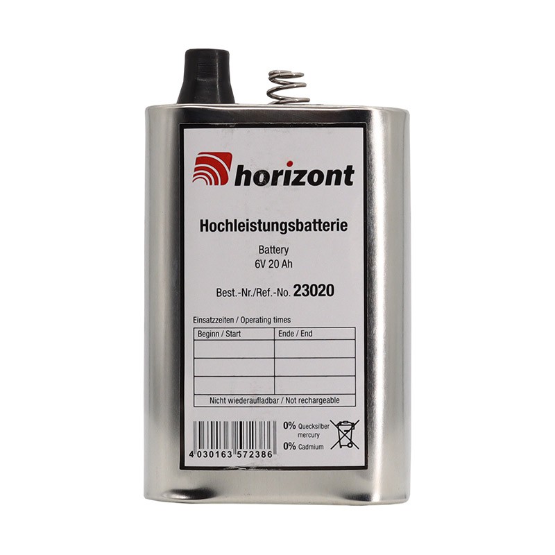 Hochleistungsbatterie 6V 20Ah Alkaline 4R25
