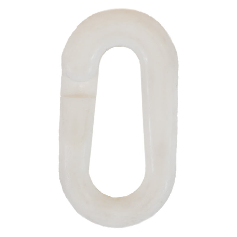 Verbindungsglied aus Kunststoff 8 mm für Absperrketten, rot, weiß, gelb oder schwarz – Bild 3