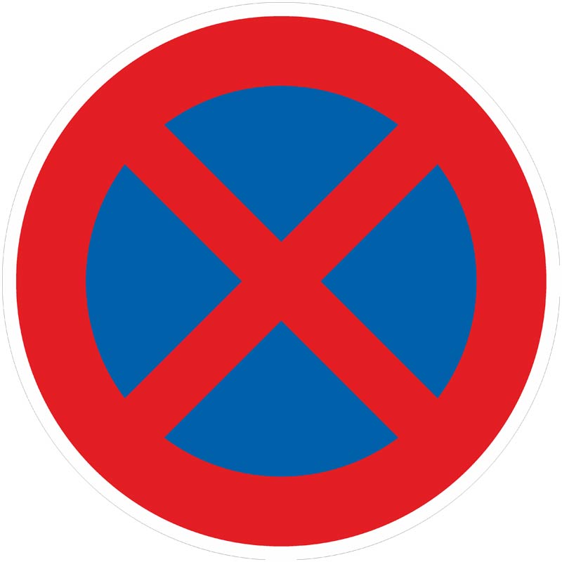 Verkehrszeichen 283 Absolutes Halteverbot