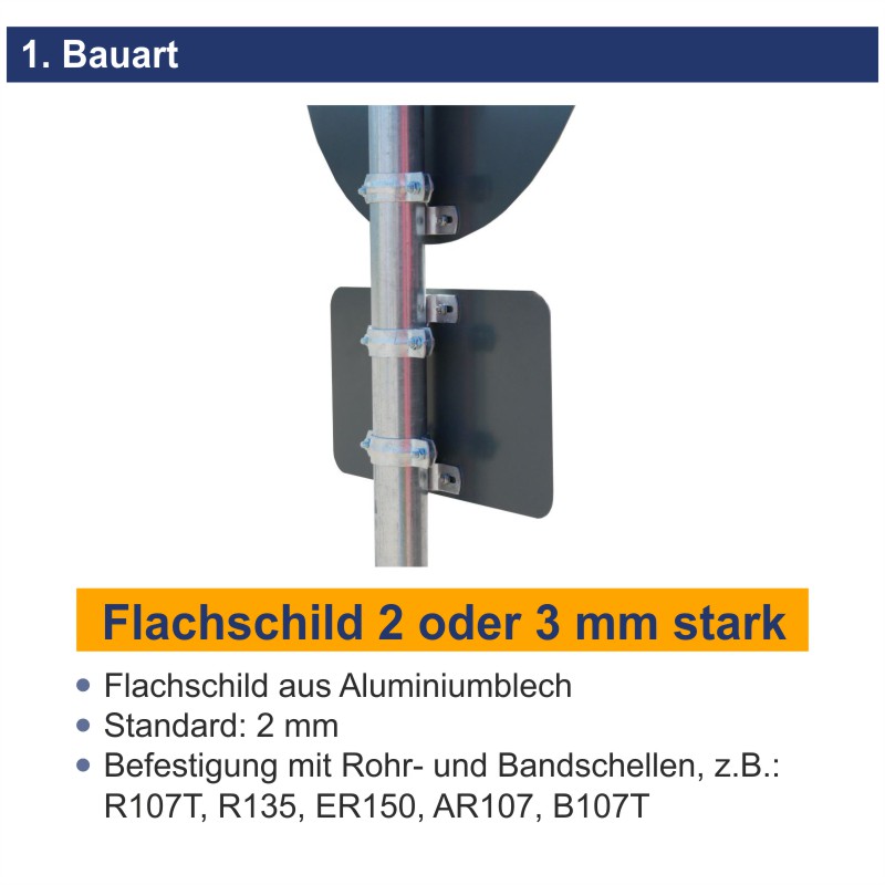 Verkehrszeichen 627-10 Leitmal Anbringung rechts (senkrecht) – Bild 2
