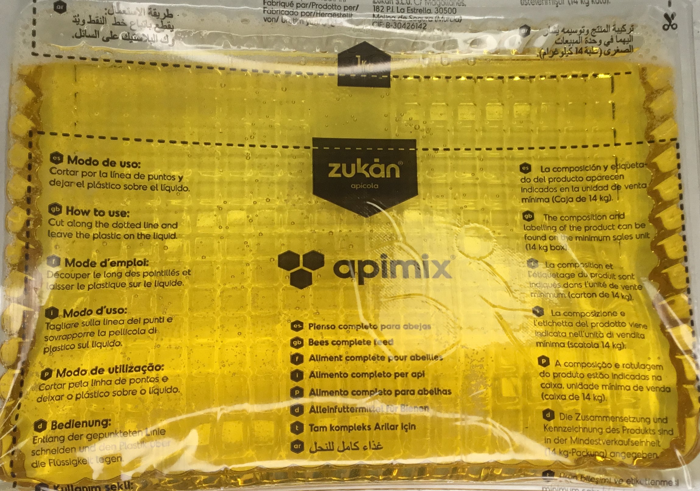 Apimix Flüssigfutter 1kg-Schale