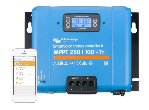 Victron SmartSolar MPPT 250/100 mit Display und Schraubanschluss