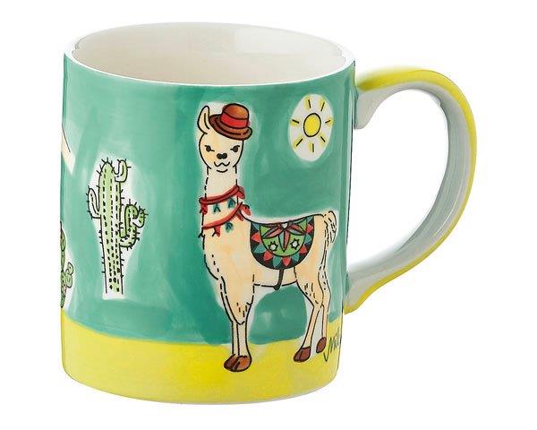Mila Lama Spucki Becher – 280 ml – Tasse – Henkelbecher – Keramik – Lama Becher