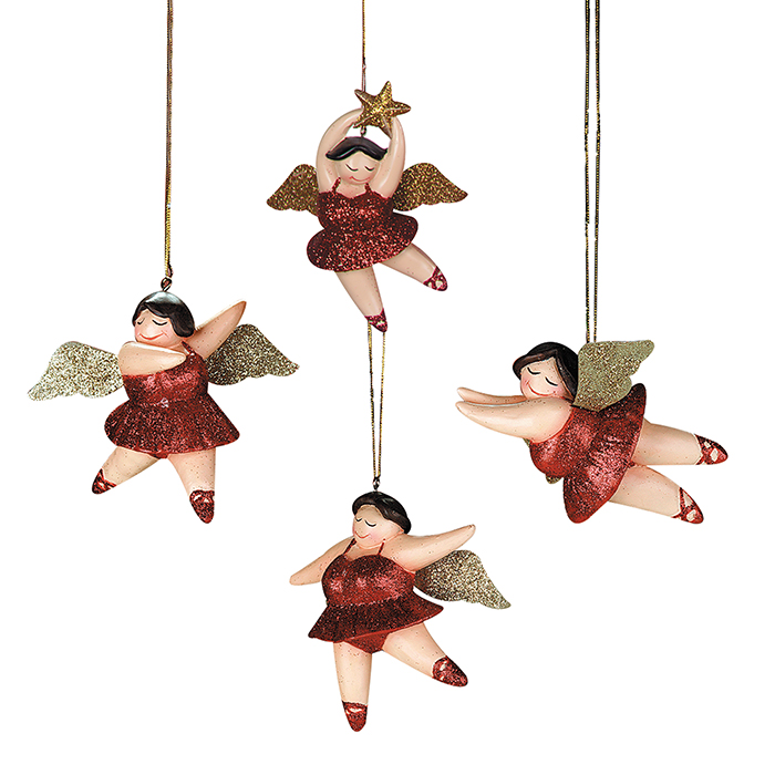 Engel Betty Hänger – Baumschmuck Ballerina – Glitter Engel – Bild 8