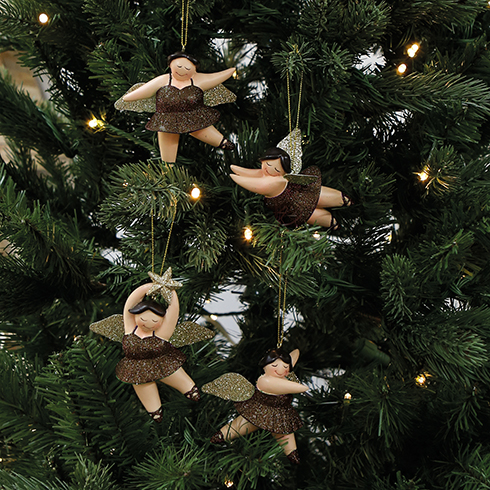 Engel Betty Hänger – Baumschmuck Ballerina – Glitter Engel – Bild 9