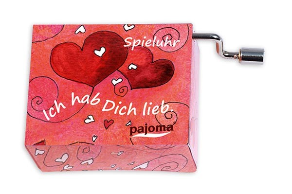 kleine Drehorgel – Herzen Spieluhr mit Liebesbotschaften “I just called to say I love you” – Bild 4